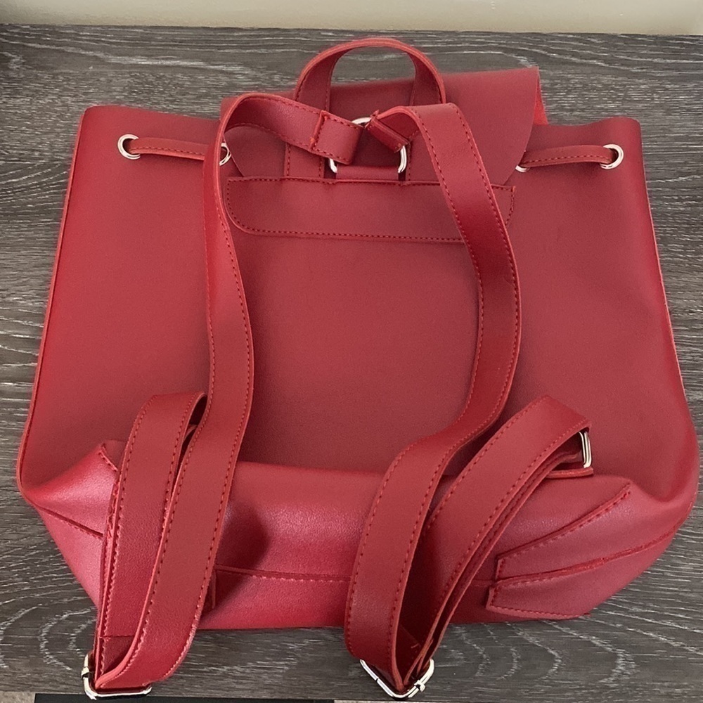 Cherry Red Women’s Drawstring Backpack - image 2